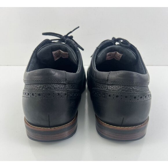 Rockport Men's Dustyn Wingtip Oxford Shoes 10.5  W Black Waterproof - Picture 4 of 9